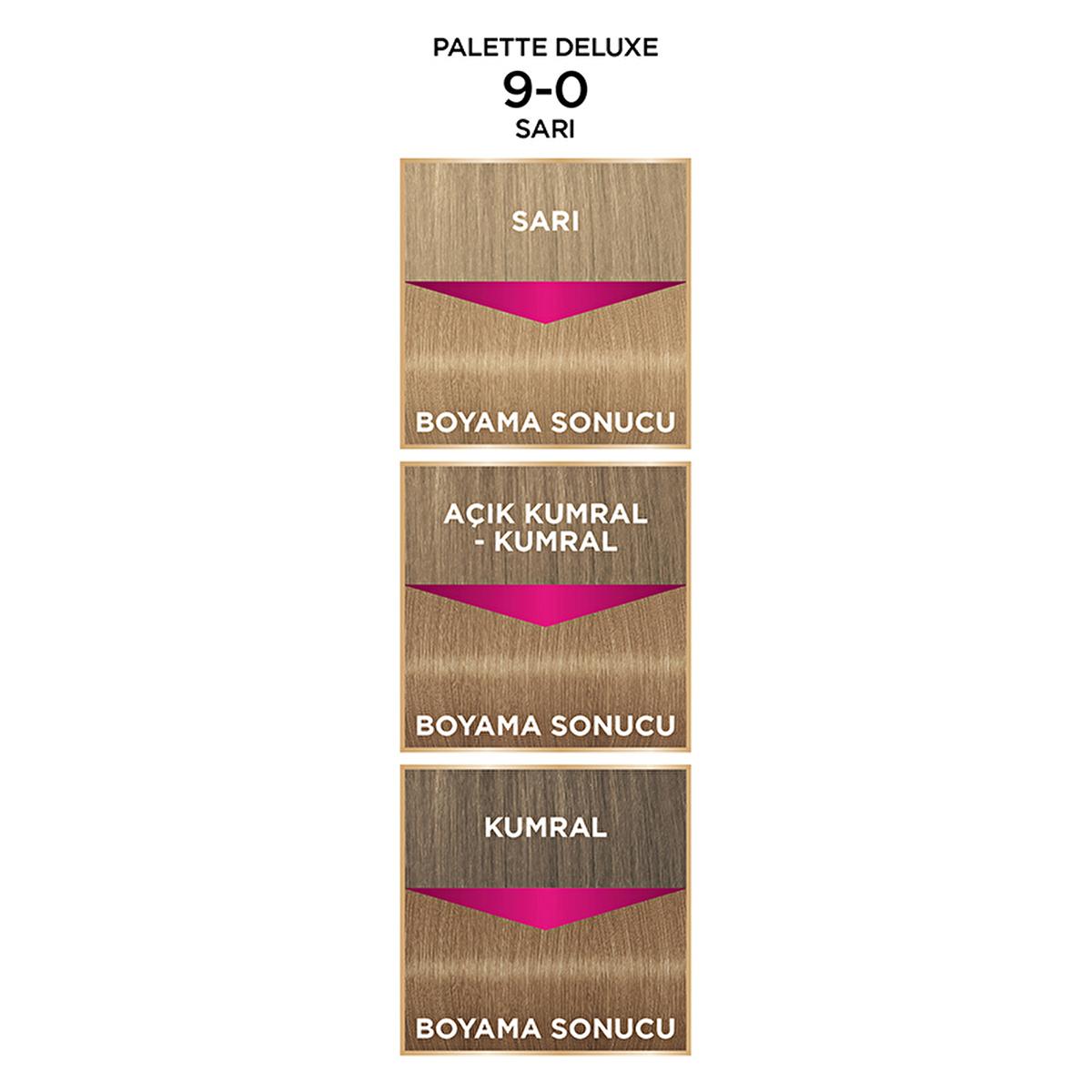 Palette Deluxe Hair Dye 9-0 Blonde - Long-Lasting Rich Color & Nourishment
