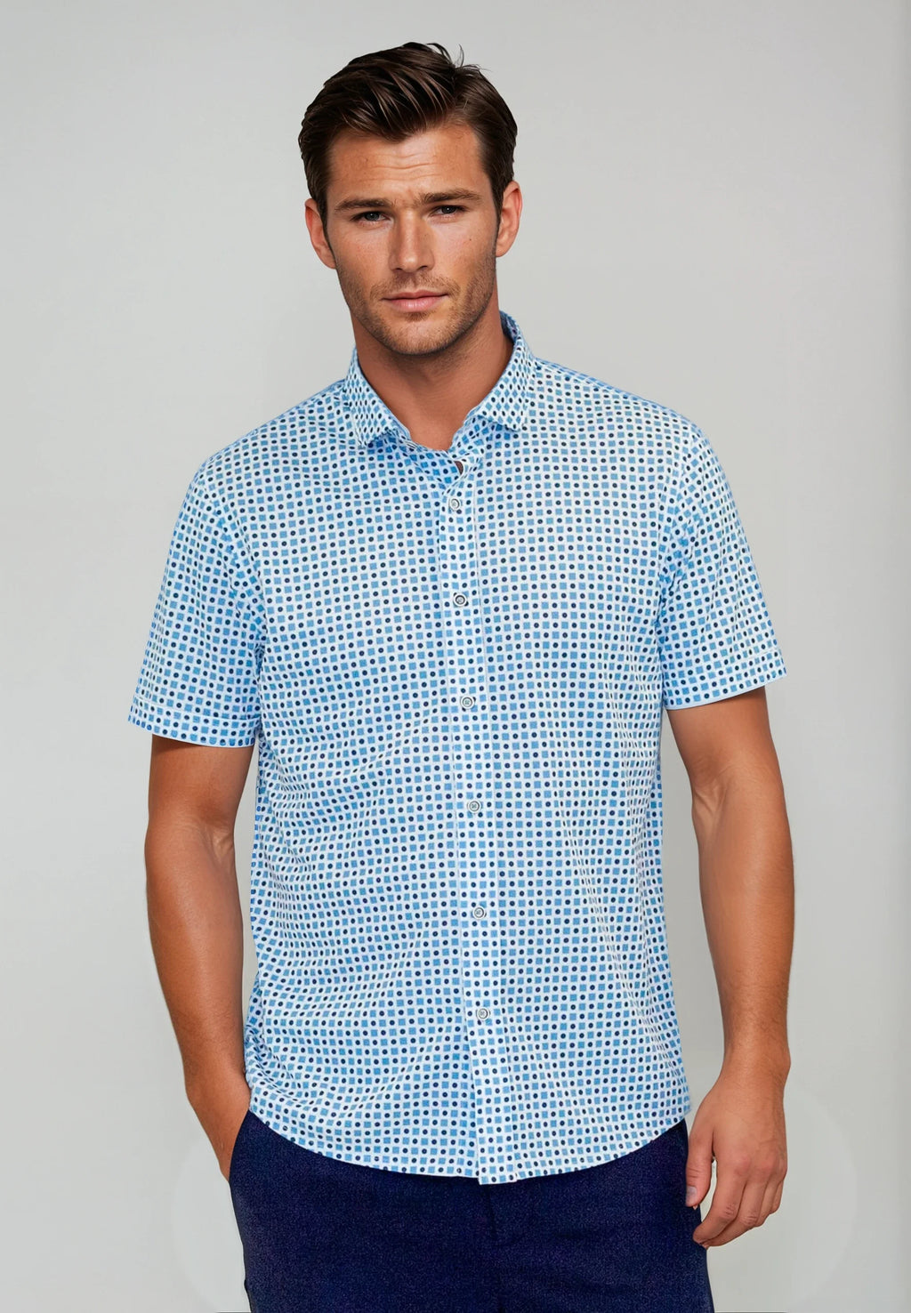 Buki Palm Springs Short Sleeve Tech Shirt — back view