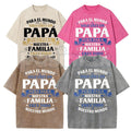 Para El Mundo Solo Eres Un Papá T-Shirt – Spanish Father's Day Vintage Washed Tee, Retro Lightweight Cotton Dad Graphic Top, Sincere Gift Streetwear