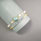 PARKEN JEWELRY Labradorite Bracelet Set — main product shot