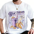 Pasimax Parody Blue Moon Over Brooklyn T-Shirt - Extra Banana Smoothie Graphic Tee, Heated Rivalry Fan Merch, Shane and Ilya 