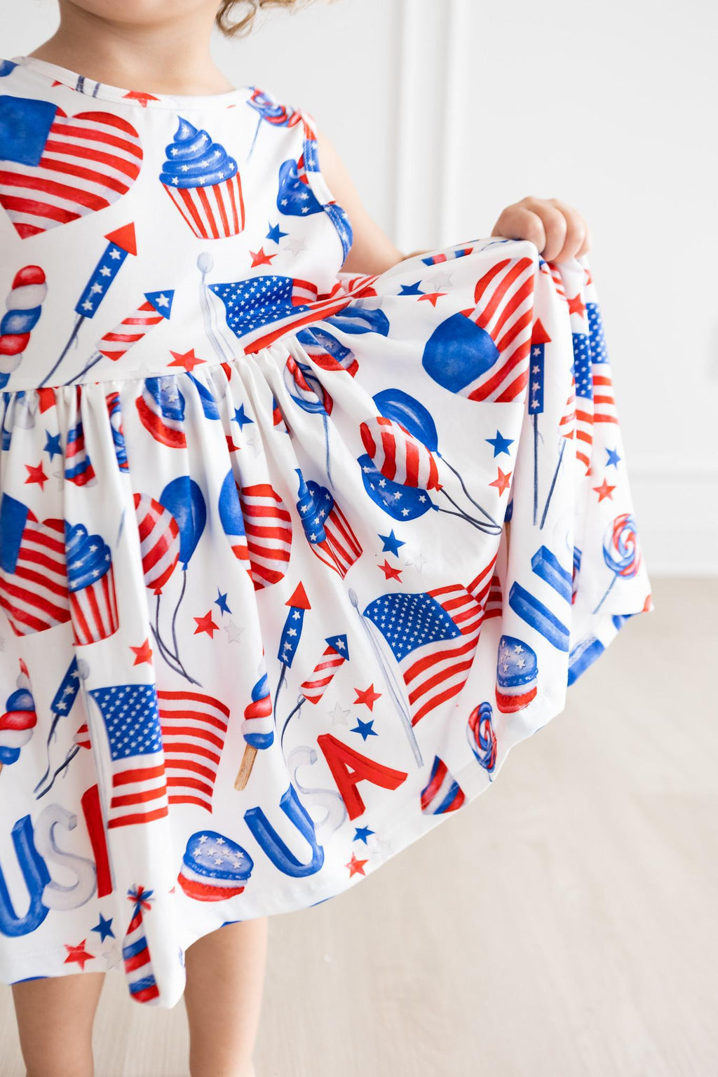 Mila & Rose ® SALE Party in the USA Tank Twirl Dress — lifestyle context