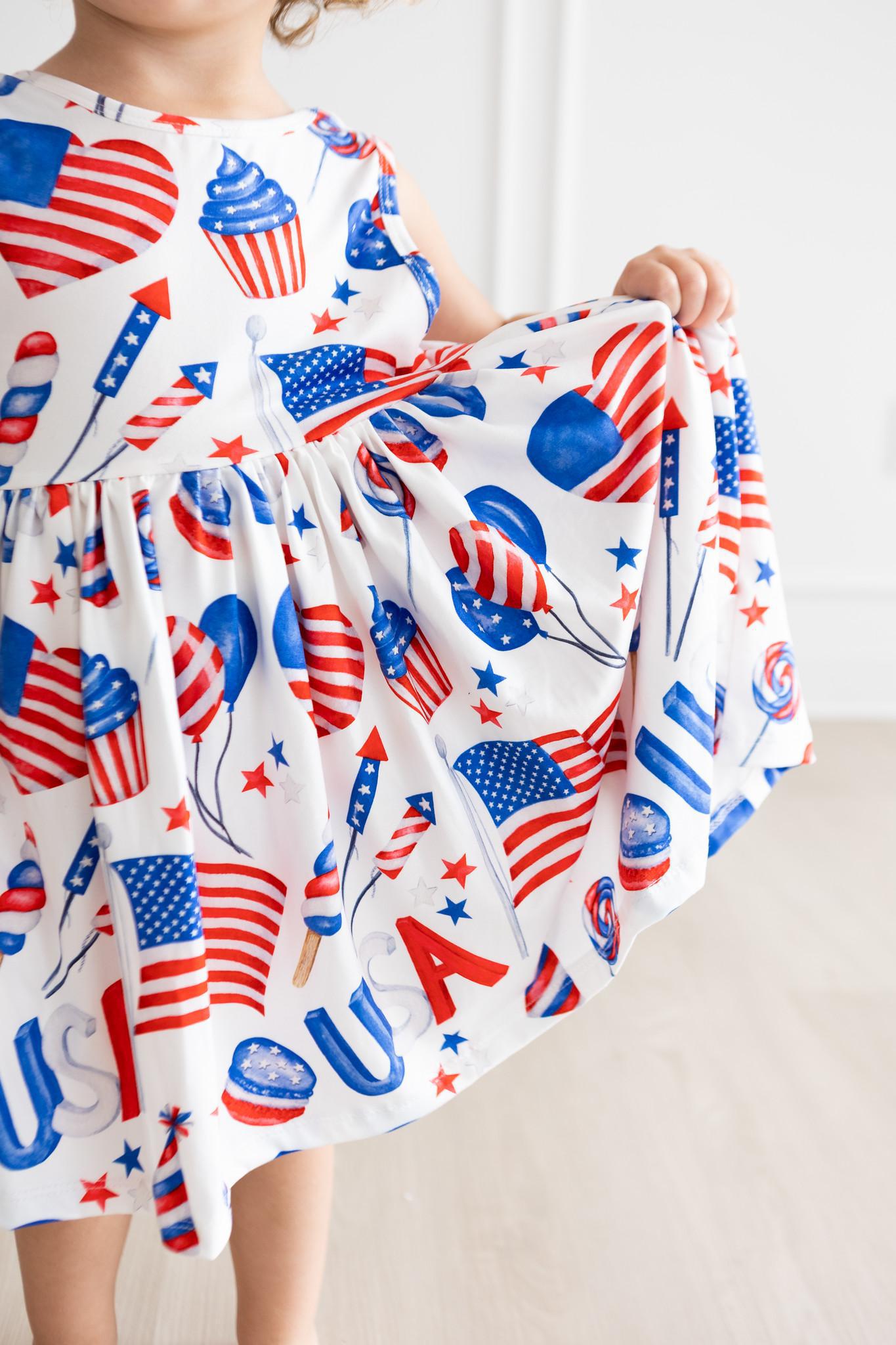 Mila & Rose ® SALE Party in the USA Tank Twirl Dress — lifestyle context