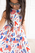 Mila & Rose ® SALE Party in the USA Tank Twirl Dress — main product shot