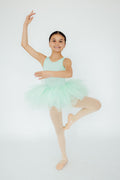 Mila & Rose ® Pastel Green Tank Tutu Leotard — main product shot