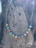 Wild Junkie Spring Pastel Opal Chain Necklace — main product shot