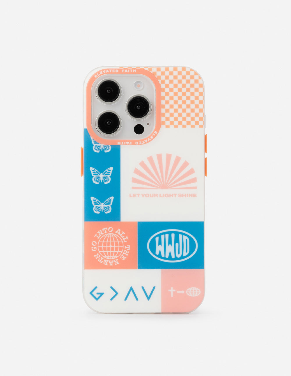 Elevated Faith Patchwork Phone Case — main product shot