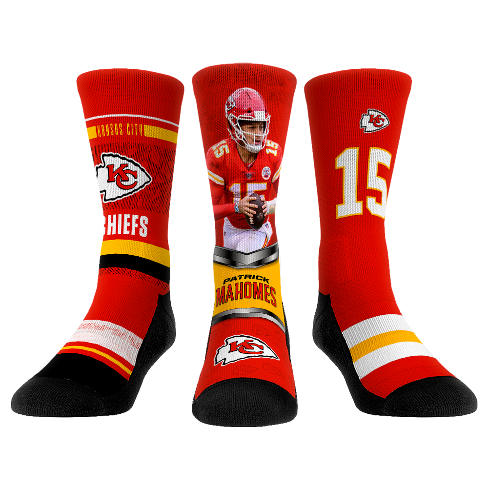 Rock 'Em Socks Rock 'Em Socks Patrick Mahomes - Kansas City Chiefs  - Pro 3-Pack — main product shot