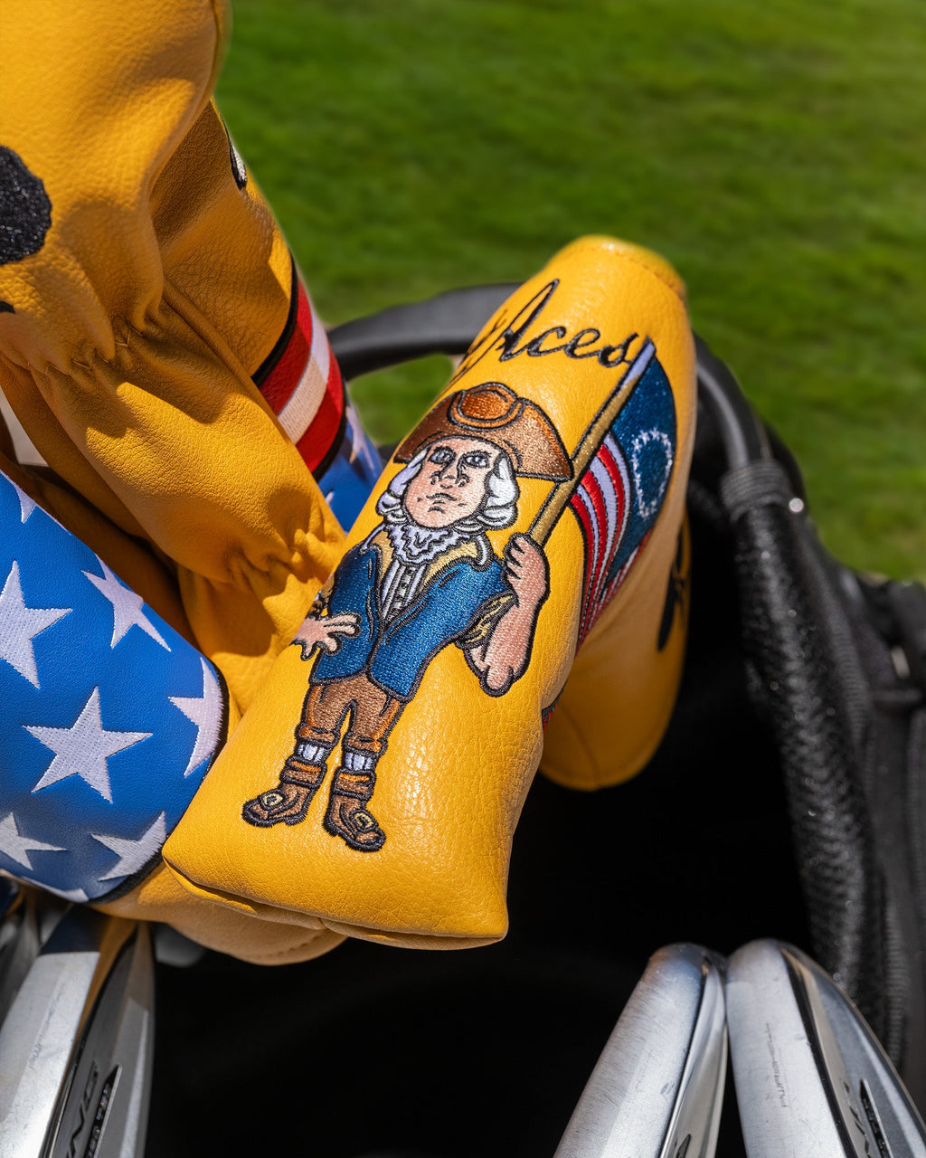 Patriot Blade Putter Cover – Pins and Aces, view 12