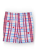 Mila & Rose ® Patriotic Plaid Twirl Shorts — main product shot
