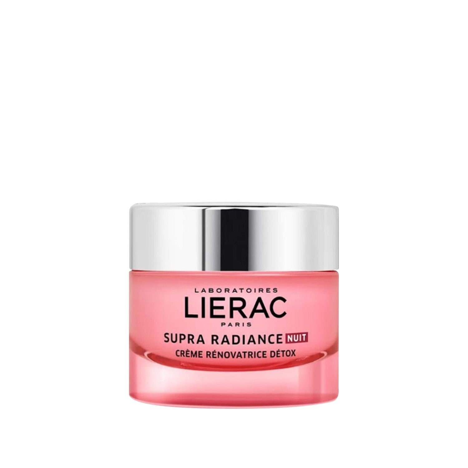 Lierac Supra Radiance Nuit Night Care Cream - Anti-Aging Skincare for Radiant Skin, 50ml