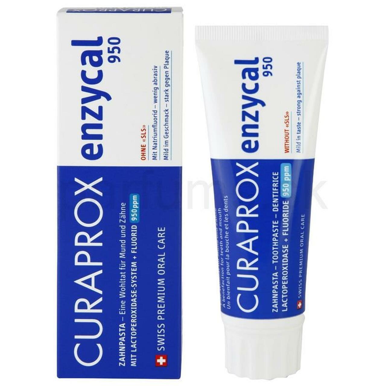 Curaprox Enzycal 950 Toothpaste for Effective Oral Hygiene - 75ml