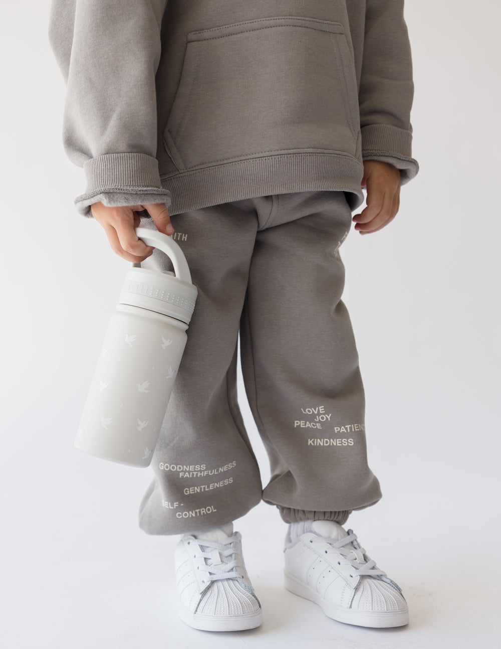 Elevated Faith Peace Kids Water Bottle — side view