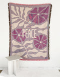 Elevated Faith Peace Throw Blanket — main product shot