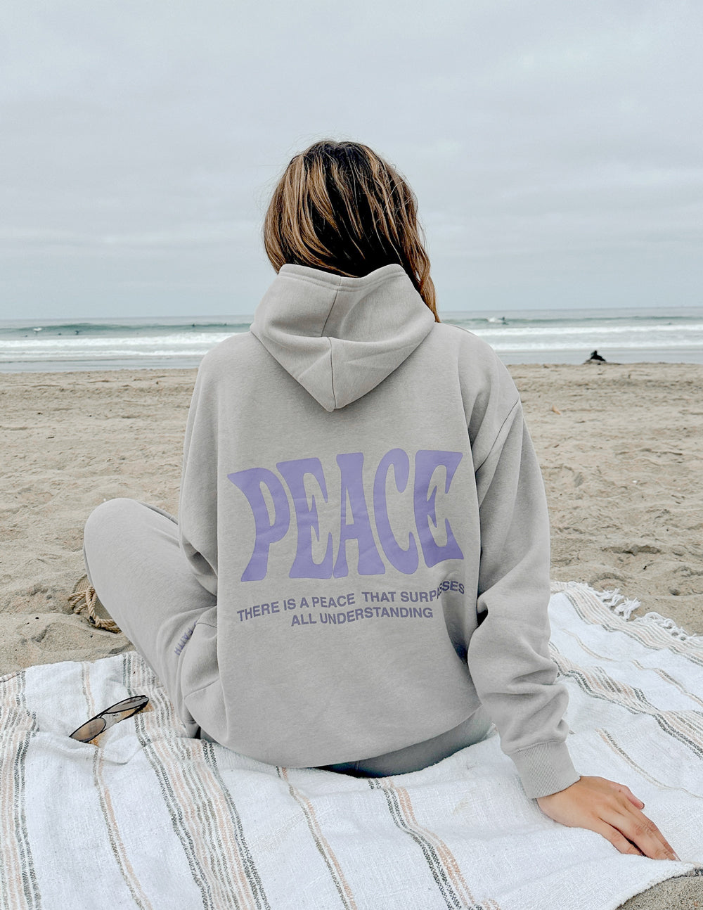 Elevated Faith Peace Unisex Hoodie — main product shot