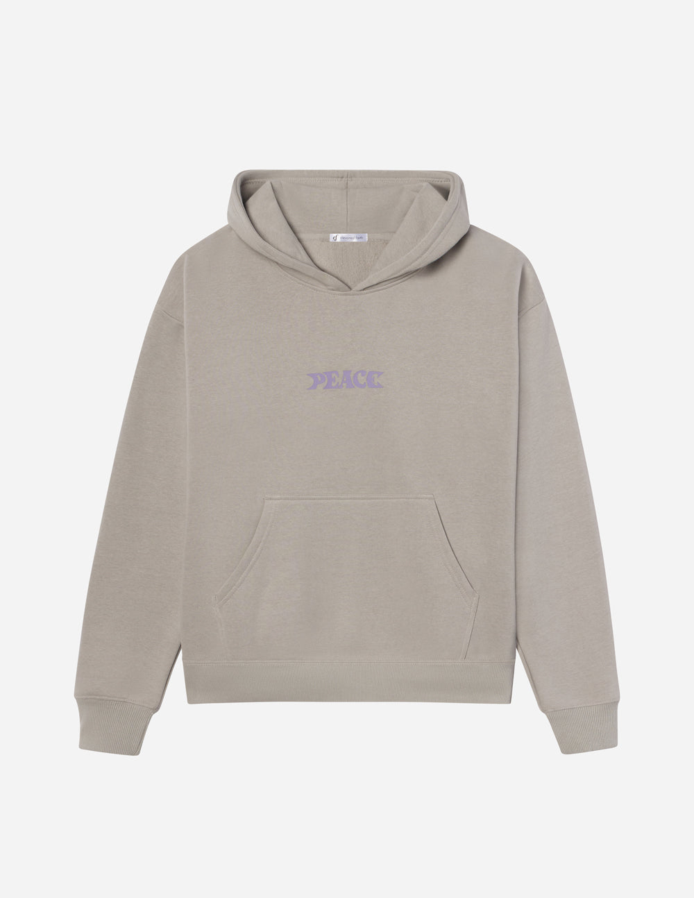 Elevated Faith Peace Unisex Hoodie — back view