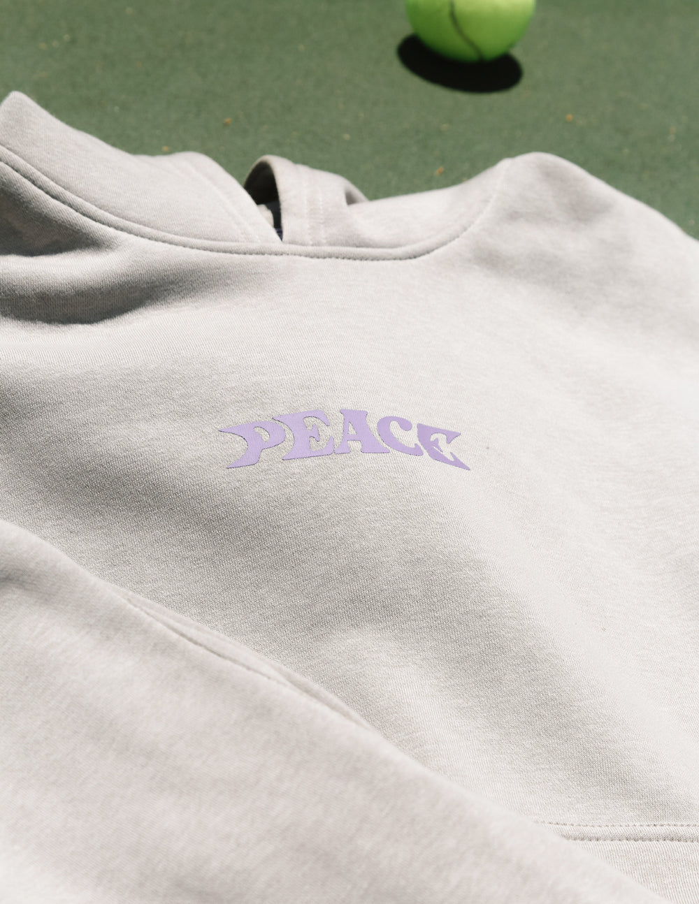 Elevated Faith Peace Unisex Hoodie — fabric or material detail