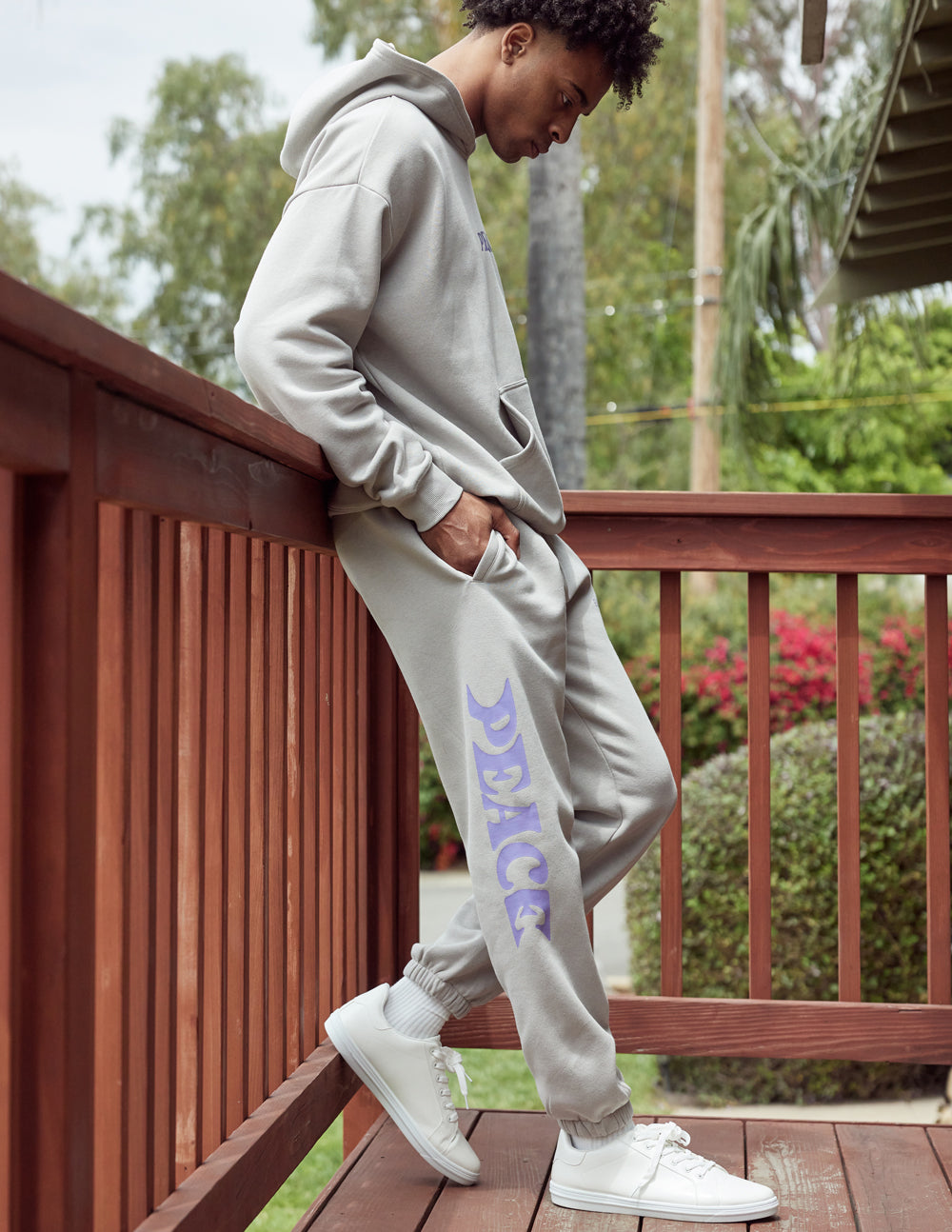 Elevated Faith Peace Unisex Sweatpant — lifestyle context