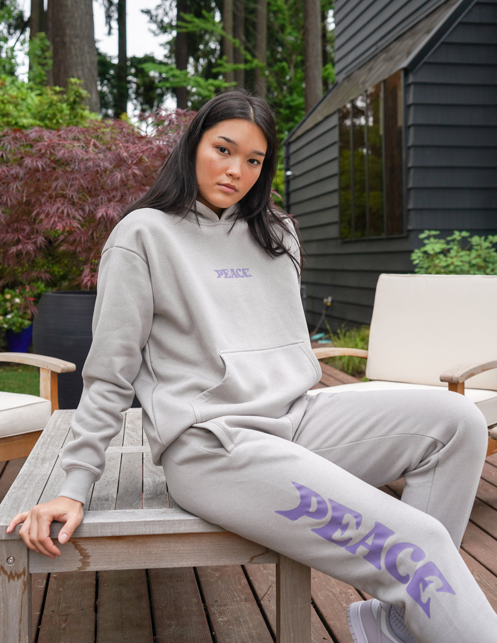 Elevated Faith Peace Unisex Sweatpant — lifestyle context