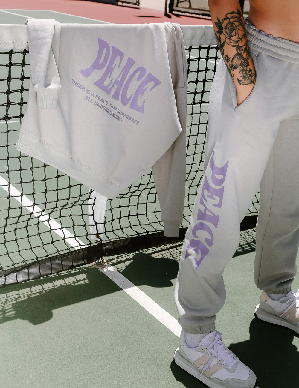 Elevated Faith Peace Unisex Sweatpant — alternative angle