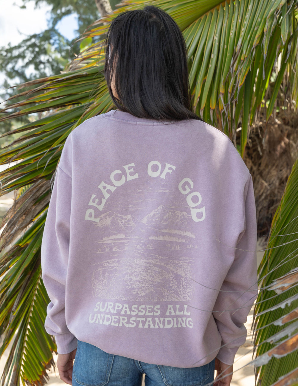 Elevated Faith Peace of God Unisex Crewneck — main product shot
