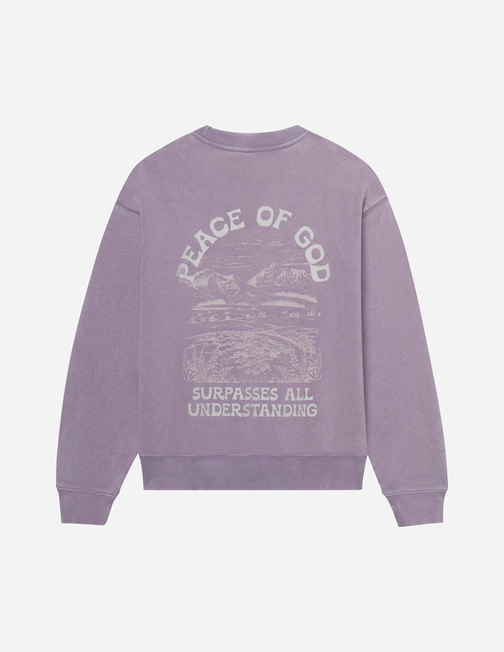 Elevated Faith Peace of God Unisex Crewneck — detail shot 10