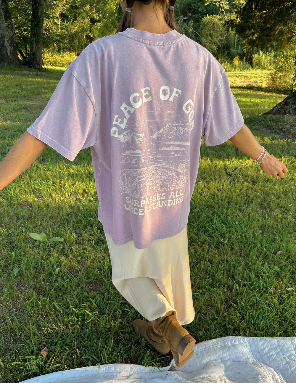 Elevated Faith Peace of God Unisex Tee — detail shot 8