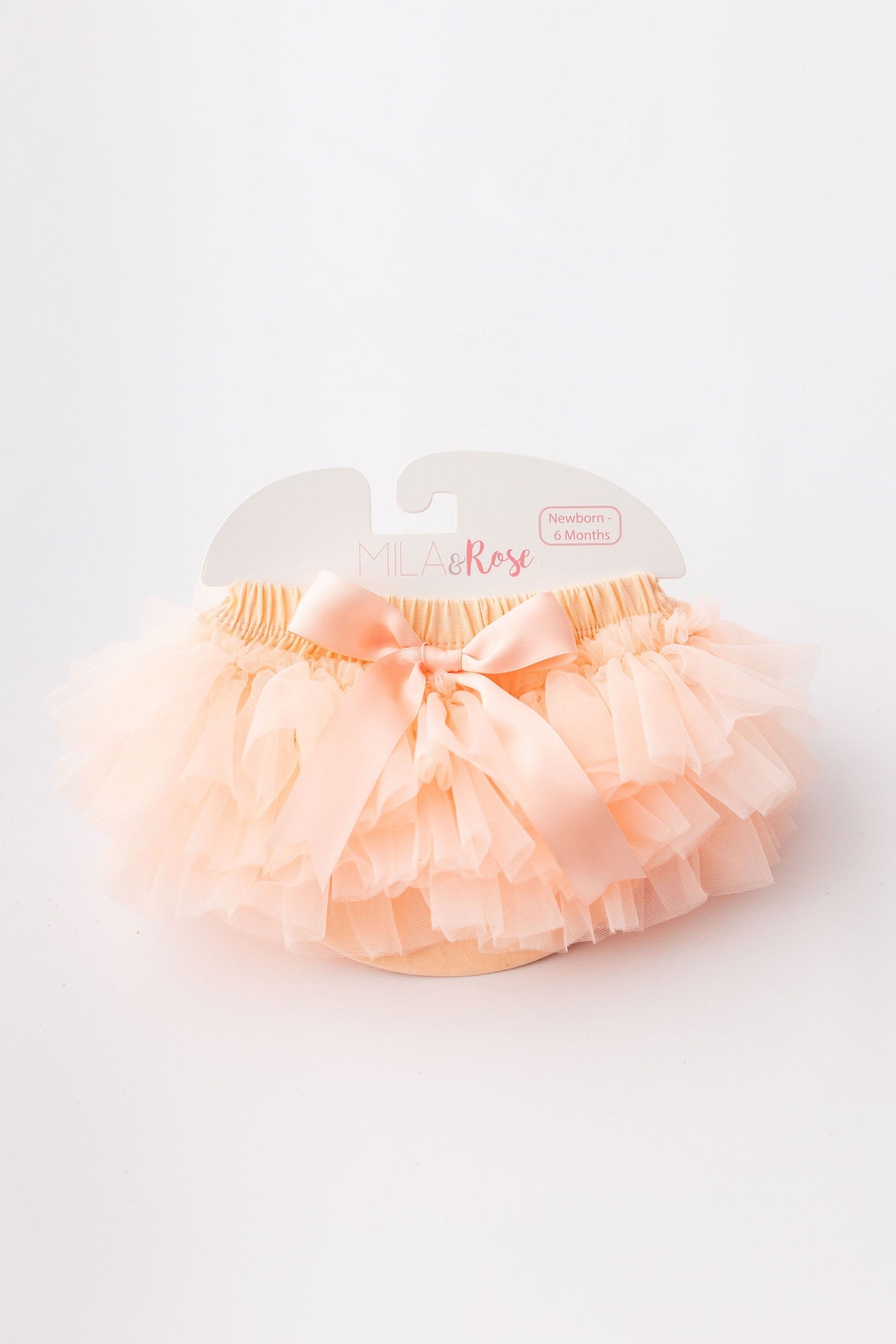 Mila & Rose ® Peach Tutu Bloomer — main product shot