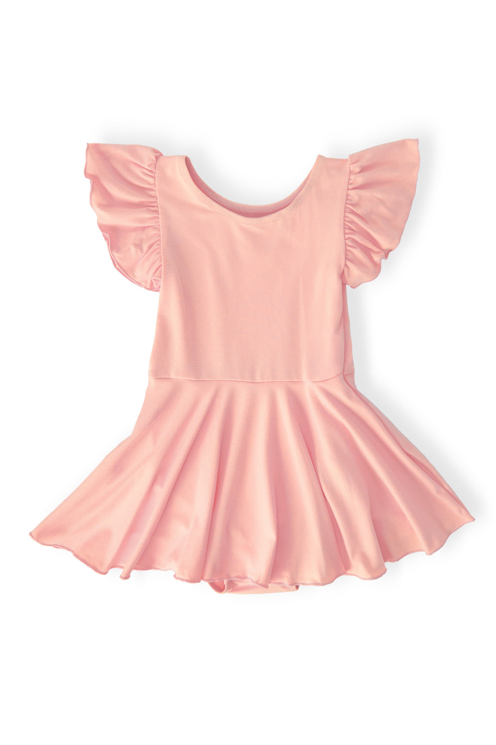 Mila & Rose ® Peach S/S Twirl Leotard — main product shot