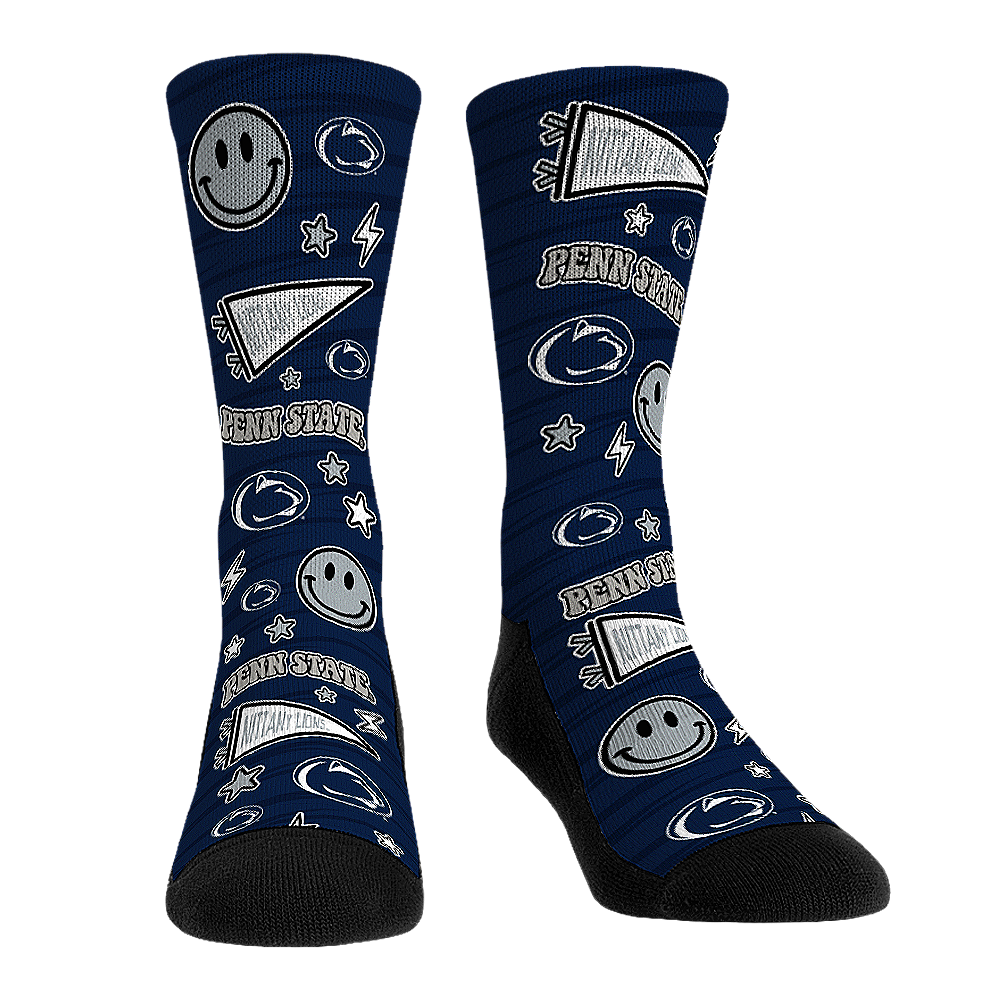 Rock 'Em Socks Rock 'Em Socks Penn State Nittany Lions - Smiley Stickers — main product shot