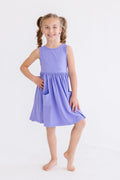 Mila & Rose ® Periwinkle Pocket Tank Twirl Dress — main product shot