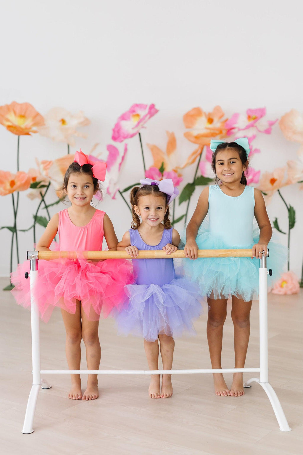 Mila & Rose ® Aqua Tank Tutu Leotard — detail close-up