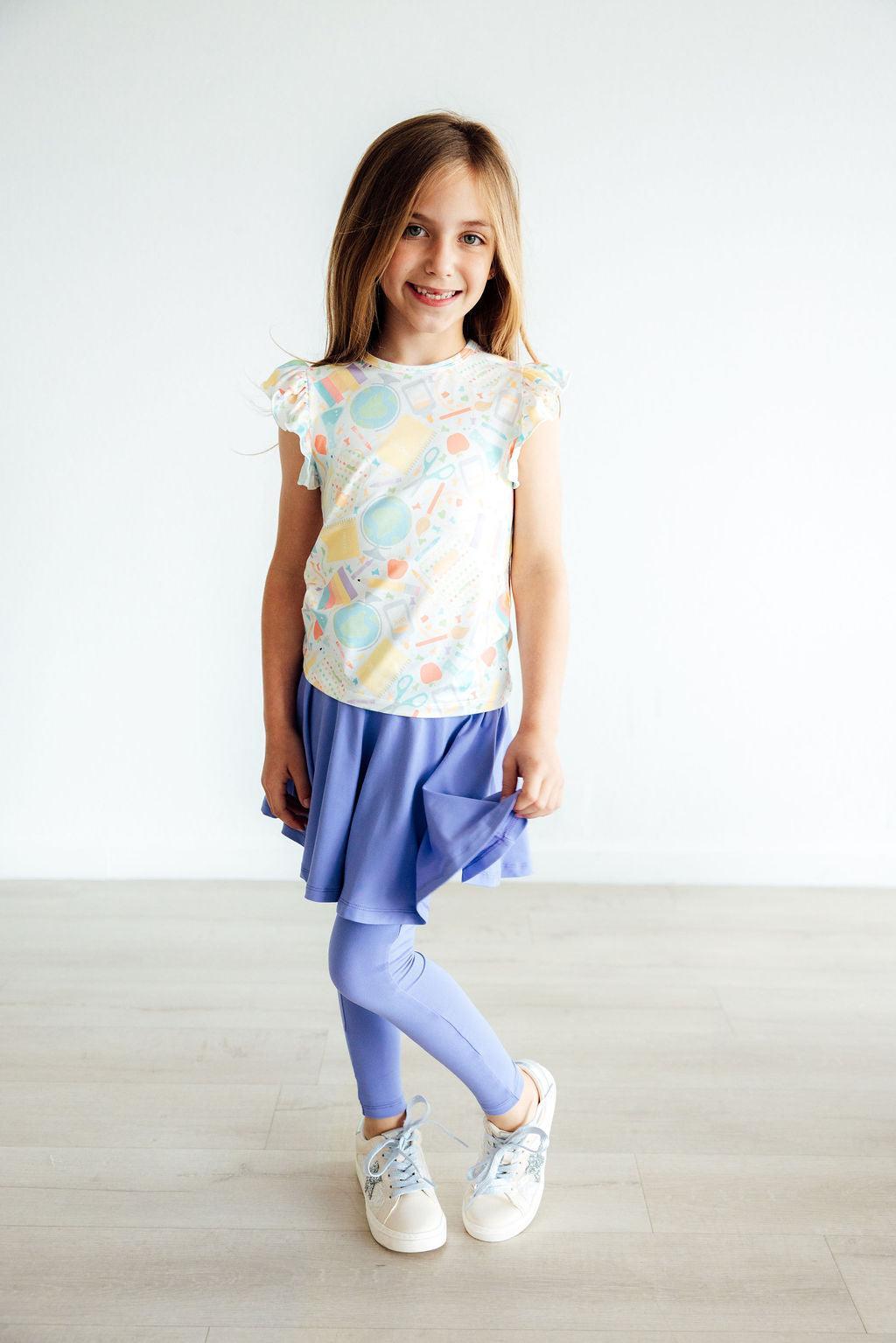 Mila & Rose ® Periwinkle Twirl Skegging — lifestyle context