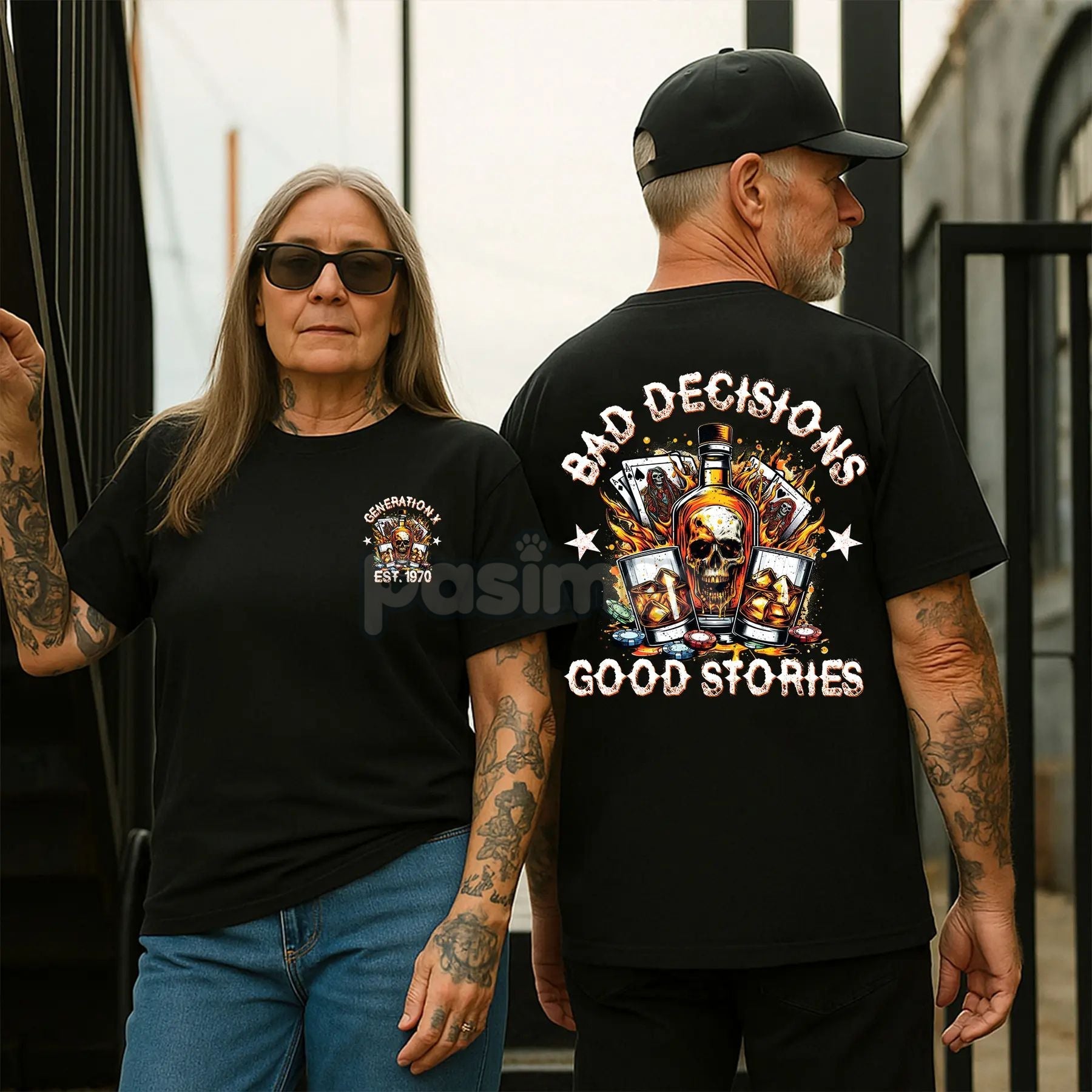 Pasimax Personalized Vintage Gen X Shirt — main product shot