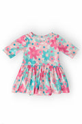 Mila & Rose ® SALE Petal Perfection 3/4 Sleeve Twirl Bodysuit — main product shot