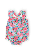 Mila & Rose ® Petals in Paradise Ruffle Cross Back Romper — main product shot