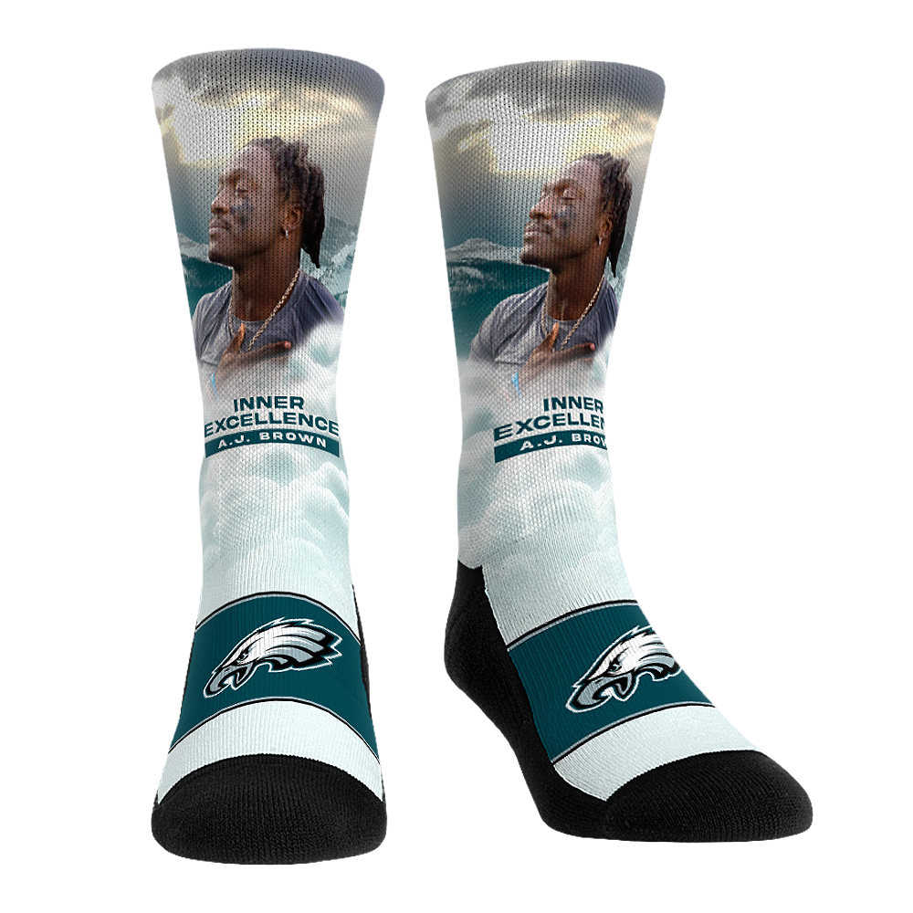 Rock 'Em Socks A.J. Brown - Philadelphia Eagles - Inner Excellence — main product shot