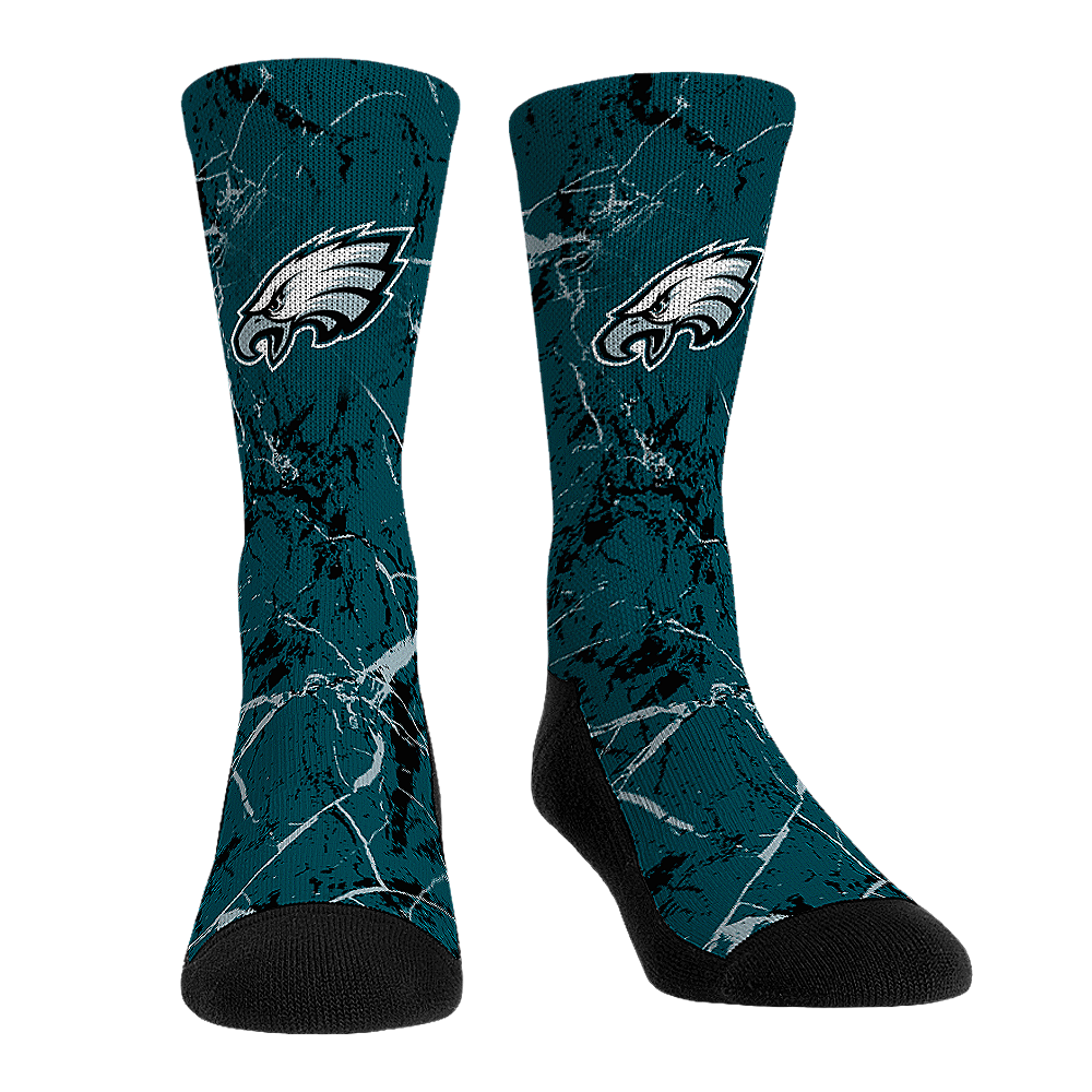 Rock 'Em Socks Rock 'Em Socks Philadelphia Eagles - Cracked Marble — main product shot