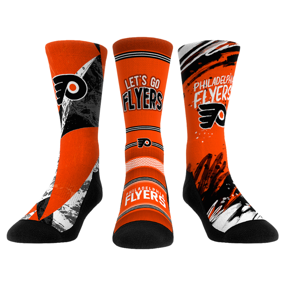 Rock 'Em Socks Rock 'Em Socks Philadelphia Flyers - Power Play 3-Pack — main product shot