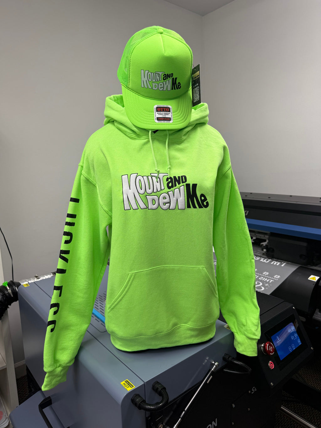 Luckless Outfitters Mount and Dew Me Hoodie — lifestyle context