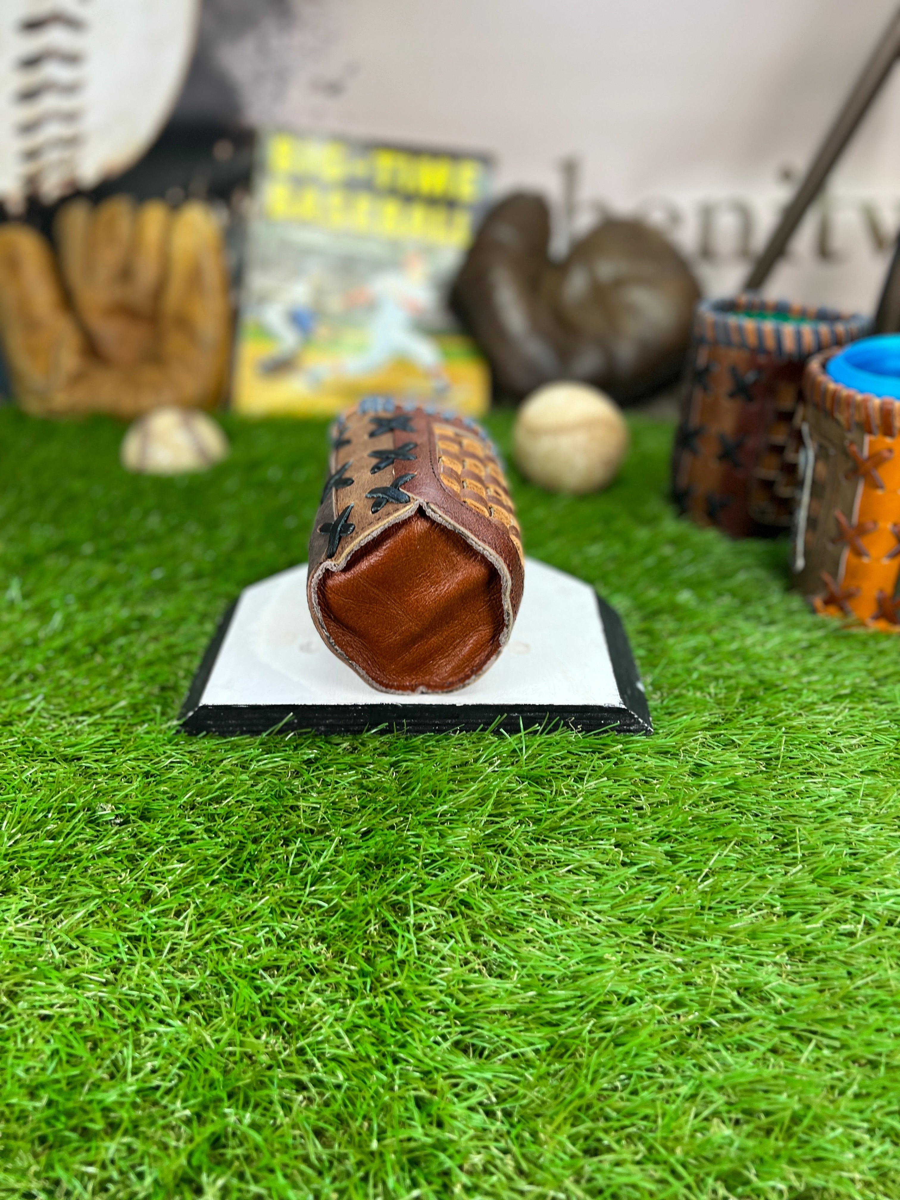 Whenitwasagame baseballglovewallets.com Pocket Coozie  - Mixed Shades — alternative angle