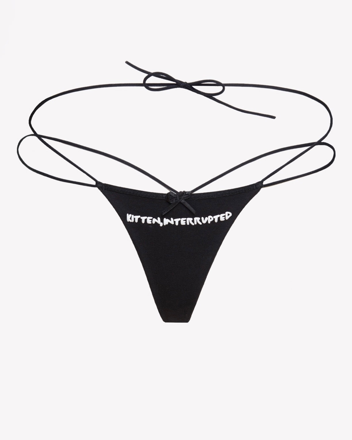 Cats n Scribbles Kitten, Interrupted G-String — main product shot