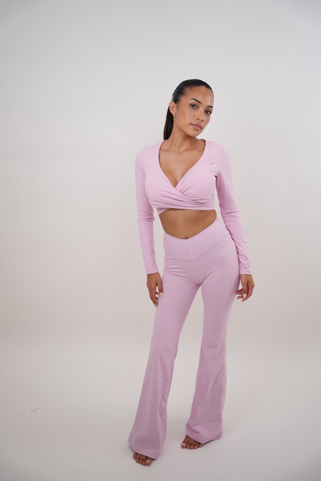 KIMITH BRAND I Am Present Pink Elegant Top — side view