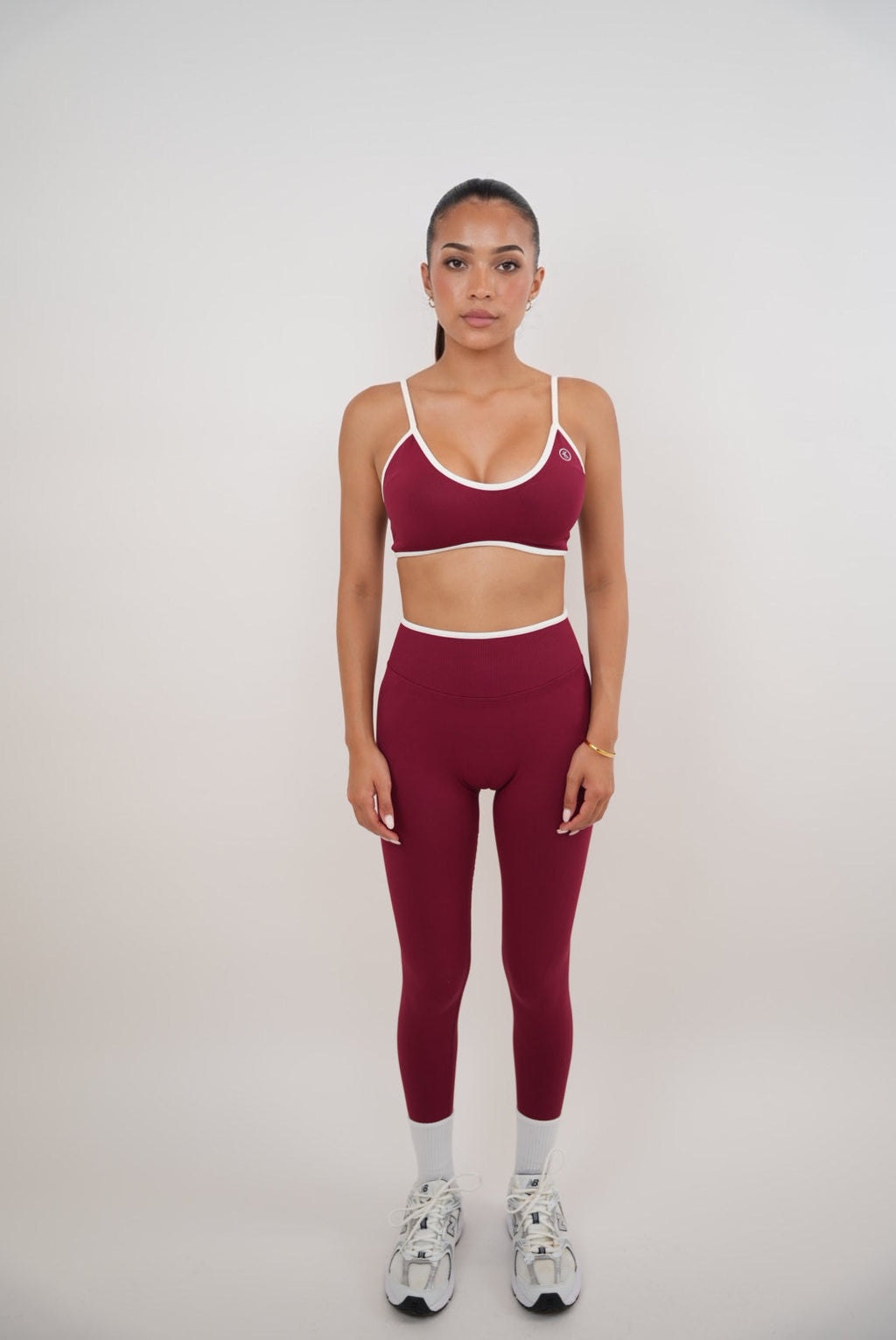 KIMITH BRAND Passion is Power Red Legging — alternative angle