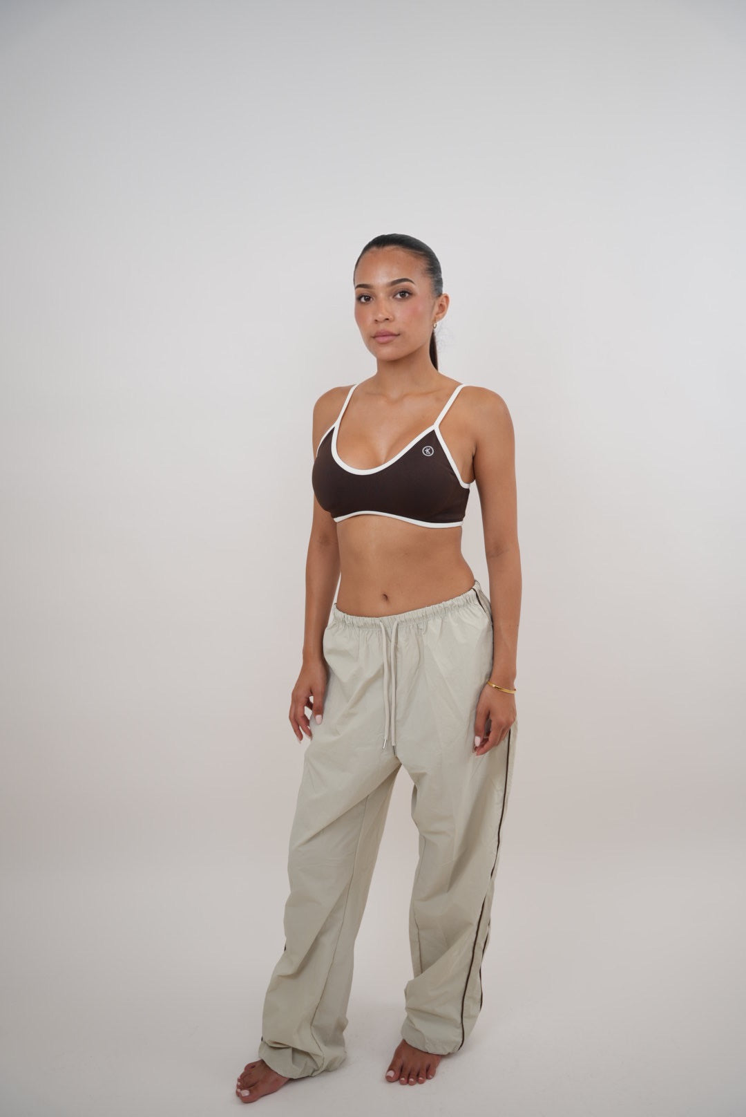 KIMITH BRAND I Accept Change with Grace Beige Versatile Relaxed Fit Pant — alternative angle