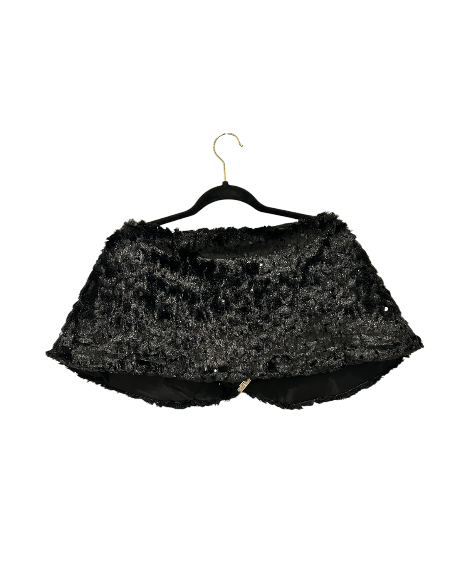 KADOU BOUTIQUE Faux-Fur Shrug — back view