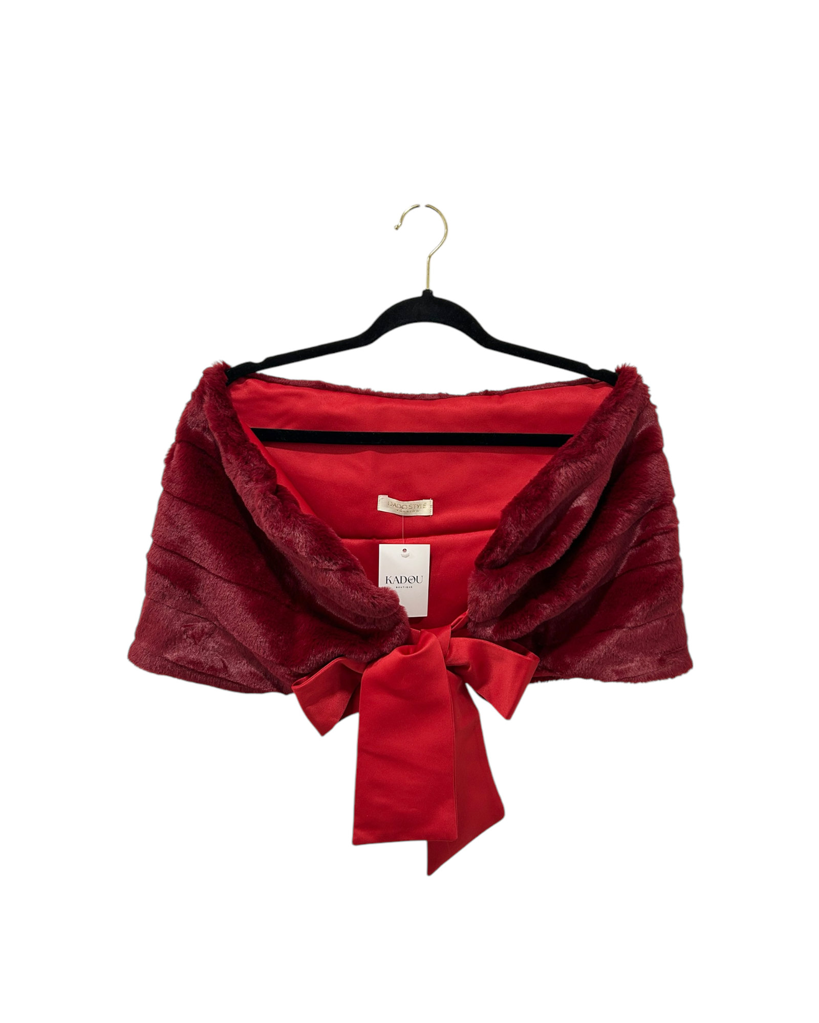 KADOU BOUTIQUE Faux-Fur Shrug — alternative angle