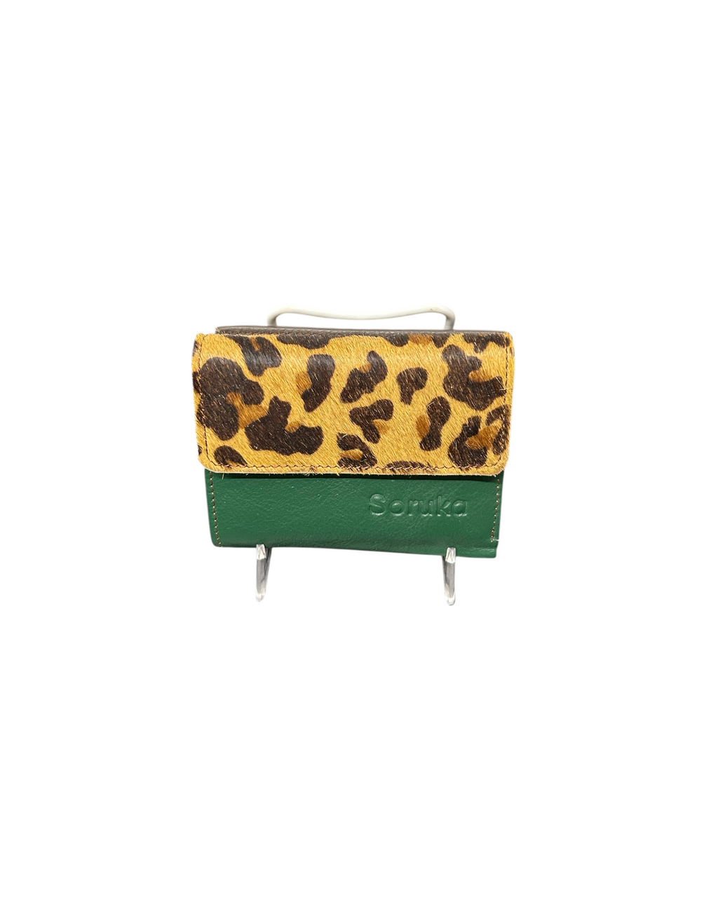 KADOU BOUTIQUE Soruka Rings Wallet - Print — fabric or material detail