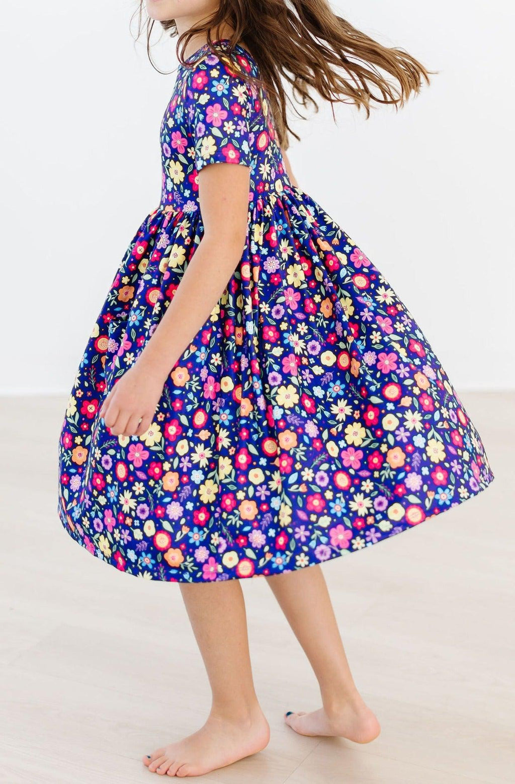 Mila & Rose ® Pick a Posy S/S Pocket Twirl Dress — main product shot