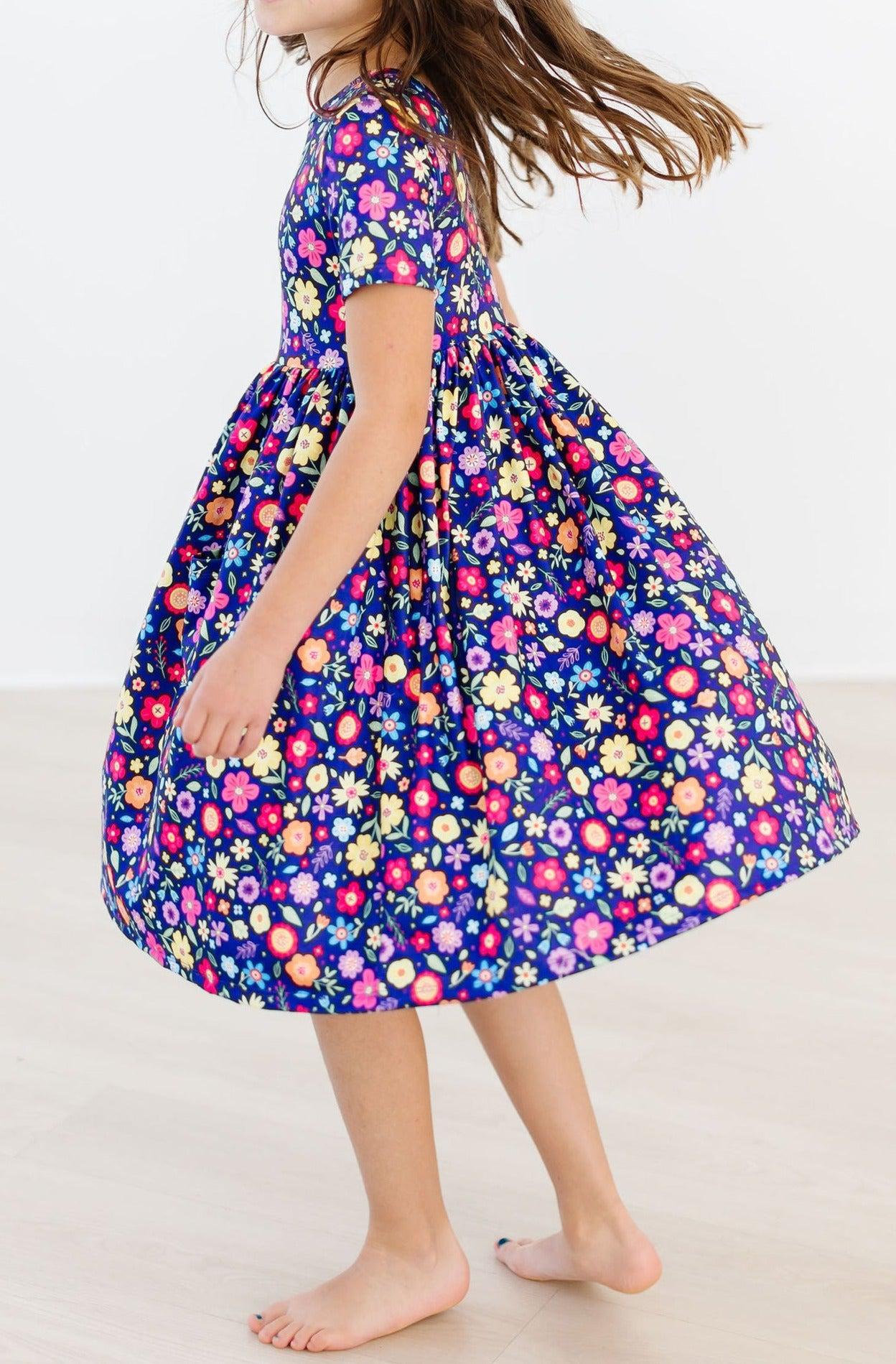Mila & Rose ® Pick a Posy S/S Pocket Twirl Dress — main product shot